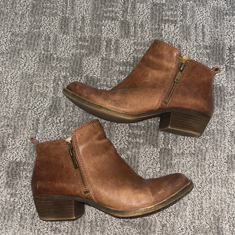 Lucky Brand Leather Booties